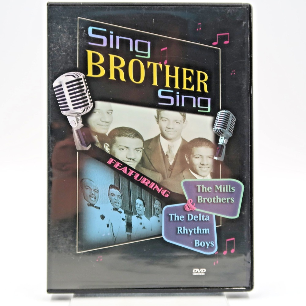 Mills Brothers Delta Rhythm Boys Sing Brother Sing DVD 2004 Region Free Vocal